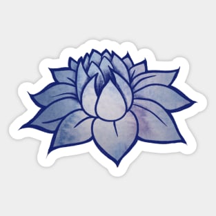 Lotus Blossom Art Sticker